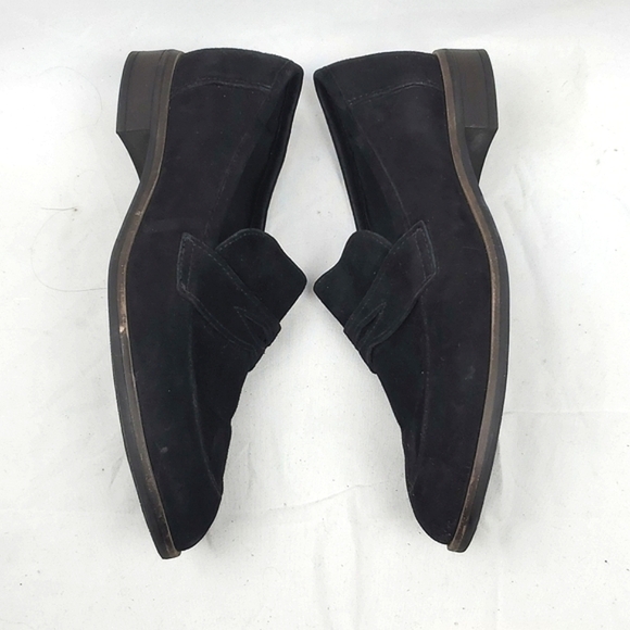 Clarks Collection Black Suede Loafer - Picture 4 of 8